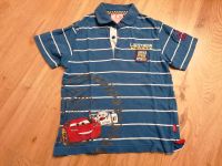 Shirt, Poloshirt, Disney, Cars, Gr. 122/128, blau gestreift Brandenburg - Spreenhagen Vorschau