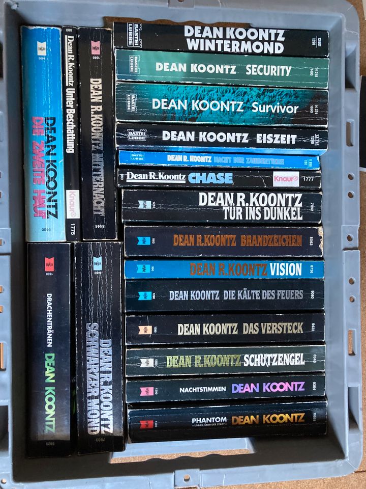 Bücher von Dean R Koontz ; Thriller in Wiernsheim