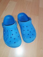 Crocs Hausschuhe Clogs Gr. 24/25 blau Kinderschuhe Thüringen - Wollersleben Vorschau