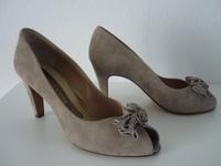 Sexy Peeptoes Gr 40 taupe **neu Peter Kaiser Damen Schuhe Sandale Baden-Württemberg - Traubenmühle Vorschau