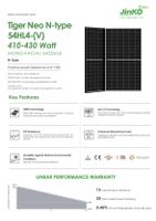 Solarmodul Palette 430W Jinko JKM430N-54HL4-V Black Sachsen-Anhalt - Eisleben Vorschau