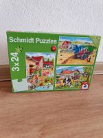 Schmidt Puzzle Bauernhof Bayern - Aidhausen Vorschau