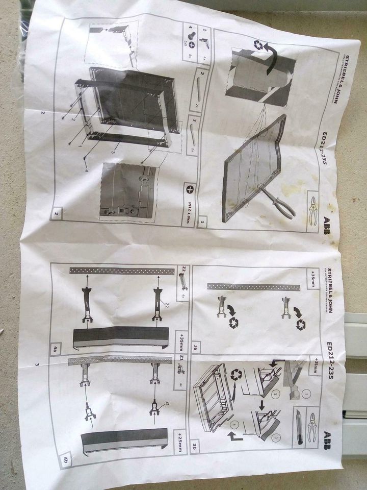 Striebel&John elektro aufsetzt Rahmen ED211-235 von, für ABB in Gelnhausen