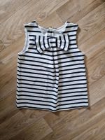 H&m Shirt Gr. 122 Top gestreift Schleife Tshirt Nordrhein-Westfalen - Harsewinkel Vorschau