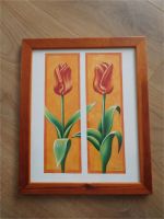 Bild, gerahmt, Tulpen, orange, 33cm x 40cm Nordrhein-Westfalen - Haltern am See Vorschau