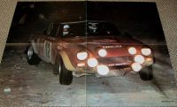 Fiat 124 Spider / Rallye Monte Carlo 1975 - Poster 55 x 41 cm Niedersachsen - Verden Vorschau