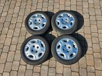 Original Satz Citroën Saxo Alufelgen 14" mit Reifen Hessen - Lindenfels Vorschau