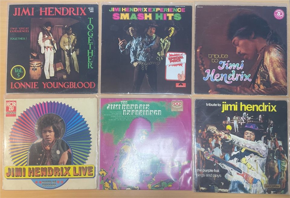 12 LPs Jimi Hendrix Schallplatten Rock Blues in Hohenlockstedt