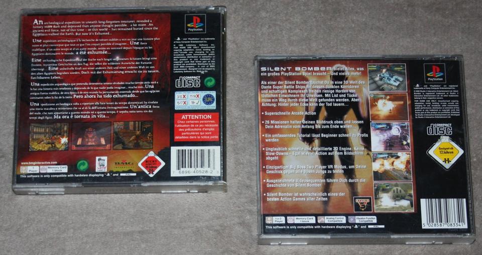 Playstation 1 PS1 /Silent Bomber / TEKKEN 2/ EXXHUMED in Flensburg