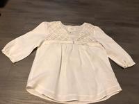 Malvin Damen Leinen Bluse Gr 42 / XL weiß 3/4 Ärmeln Niedersachsen - Edewecht Vorschau