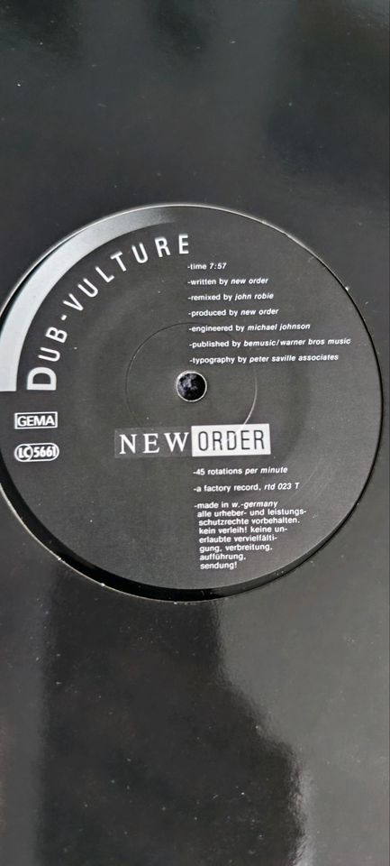 Vinyl New Order Konvolut 5 Platten in Schloß Holte-Stukenbrock