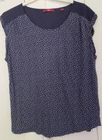 s.Oliver Shirt Größe 40 Blau m. weißen Punkten, kurze Arme Sachsen - Leisnig Vorschau