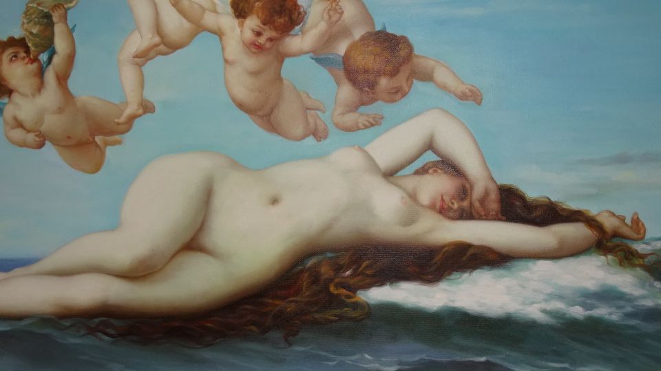 Gemälde "Die Geburt der Venus", nach A. Cabanel, 120cm x 90cm in Ibbenbüren