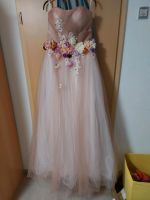 Abendkleid Designerkleid rosa Blumen Tüll Baden-Württemberg - Bretzfeld Vorschau