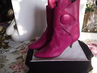 Stiefeletten vintage, Stiefeletten vintage pink Echtleder Hessen - Hohenstein Vorschau