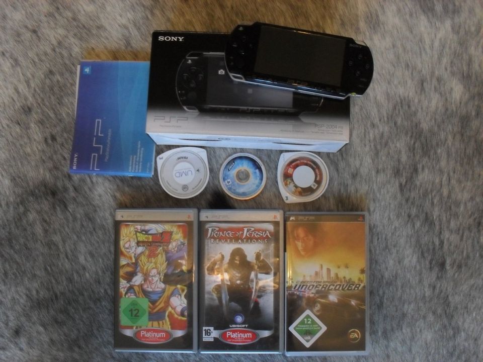 Sony  PSP  PlayStation Portable mit 6 Spielen in Tornesch