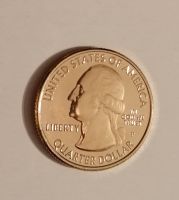 Münzen National Park Quarters der USA vergoldet Thüringen - Riethnordhausen Vorschau