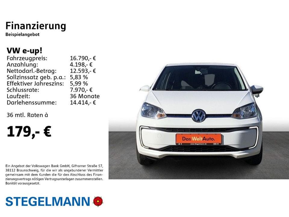 Volkswagen e-up! *CCS*Klima* Bluetooth*PDC*Sitzheizung* in Detmold