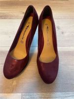 Tamaris Pumps Plateau Weinrot Bordeaux Schimmernd 40 NEU Hessen - Niedenstein Vorschau