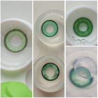 farbige Kontaktlinsen Einzellinsen Cosplay grün Bayern - Rödental Vorschau