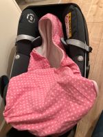 Einschlagdecke Maxi Cosi Babyschale rosa Fleece Jersey handmade Schleswig-Holstein - Kellinghusen Vorschau