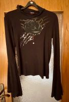 Longshirt EMP schwarz mit Rose Gr.L Nordrhein-Westfalen - Dormagen Vorschau