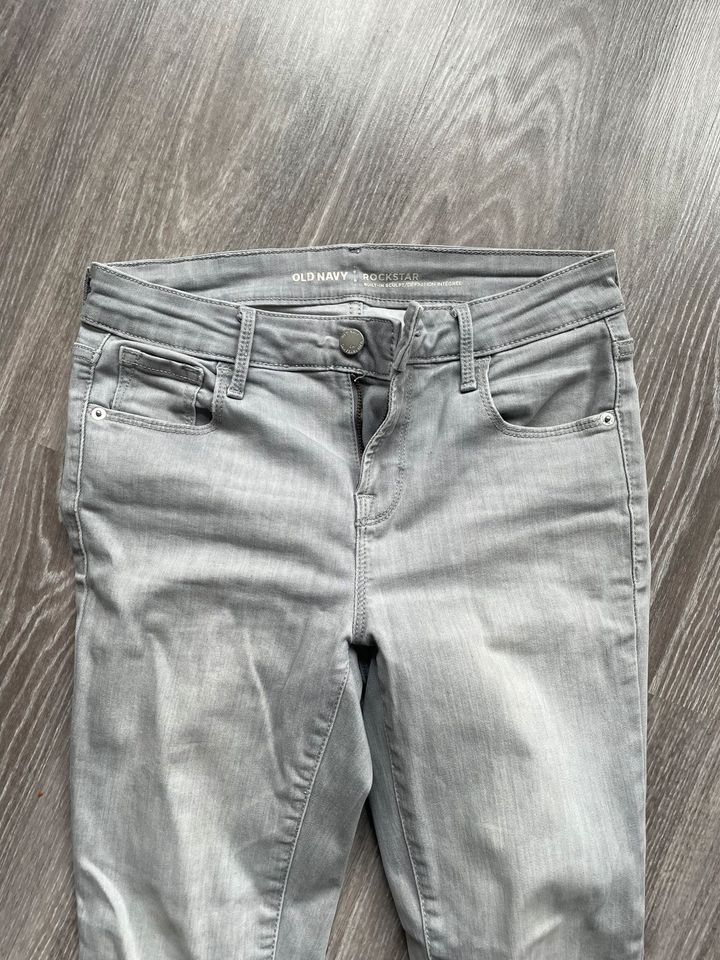 Old Navy Jeans, Rockstar - Grau - Gr. XS in Düsseldorf