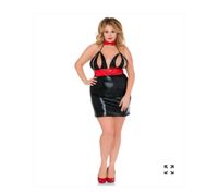 Andalea Wetlook sexy Kleid Negligee schwarz/rot gr.50/52 Eimsbüttel - Hamburg Eidelstedt Vorschau