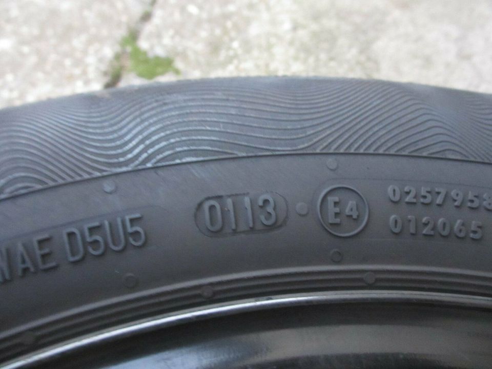 Reserverad VW Passat Bj.1998.6x15ET45.195/65 R15 91V. in Löbnitz an der Linde