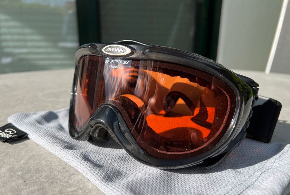 Alpina Quattroflex Challenge Skibrille Snowboardbrille in Klein Rogahn