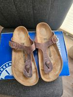 Neue Birkenstock Gizeh Gr.38 normale Weite Echt Leder Habanna Nordwestmecklenburg - Landkreis - Gägelow Vorschau