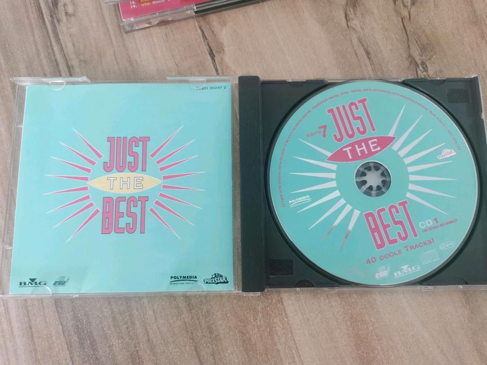 Alte CD Sammlung Just the Best Set von 1995 1996 1998 1999 in Gommern