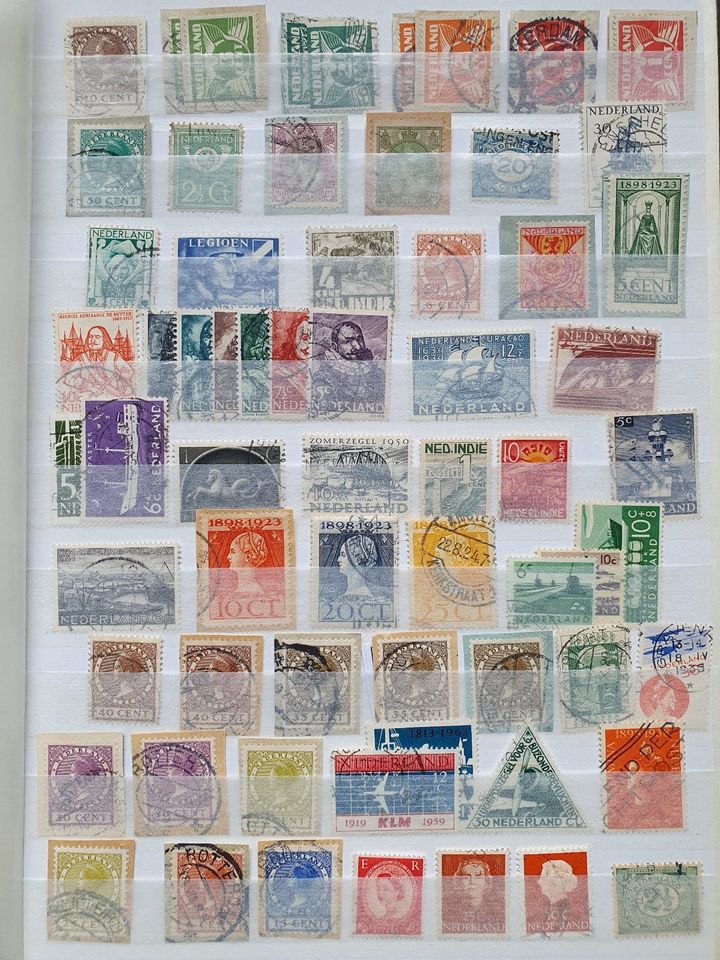 Briefmarken Sammlung Niederlande Nederland in Waldau