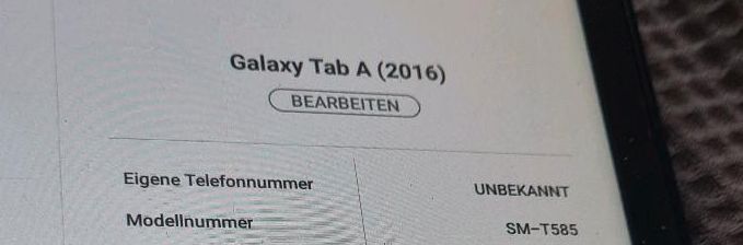 Samsung Galaxy Tab A WiFi Lte Version Sm-T558 32Gb 10Zoll in Großbeeren