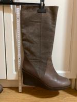 Neuwertige braune echtlederstiefel Vintage casual chic Größe 39 Dresden - Striesen-Ost Vorschau