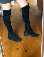 Schwarze Overknees Tamaris Winterstiefel Nordrhein-Westfalen - Mönchengladbach Vorschau