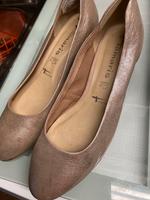 1 Paar  Damenschuhe von Tamaris Gr. 39, rosametallig Saarland - Homburg Vorschau