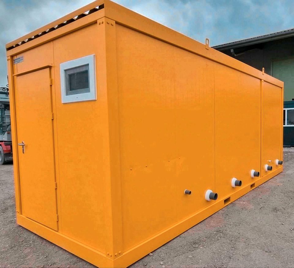 Sanitärcontainer mit 2 Jahren Garantie! Vollausgestattet mit WC, Waschbecken, Urinal & Heizung! Sofort verfügbar für Bau & Unterkünfte! Container für Messe Veranstaltung Konzert Großprojekt Baustelle in München