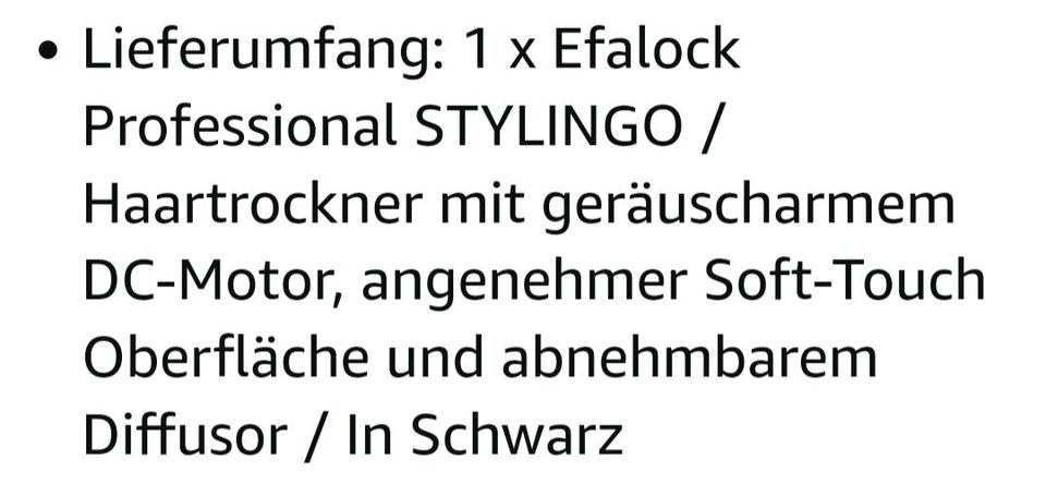 Neuwertiger Staylingo Efalock Föndiffuser in Wernigerode