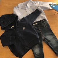 Benetton Baby Neugeborenen Sweatjacke Hose Hemd Outfit Gr. 56 NEU Düsseldorf - Eller Vorschau