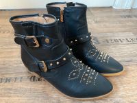 Ankle boots mit goldenen Nieten Stiefeletten Schnalle belle women Niedersachsen - Buxtehude Vorschau