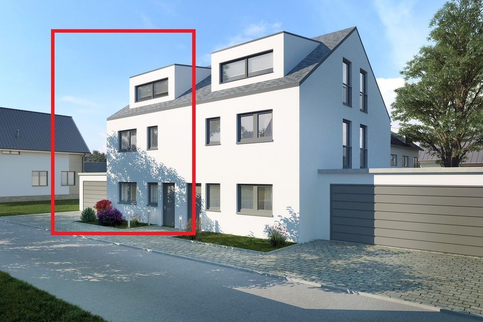 Jetzt schnell sein! Hochwertige Doppelhaushälfte nach KFW-Standard 55 EE (Haus 2) in Essenbach