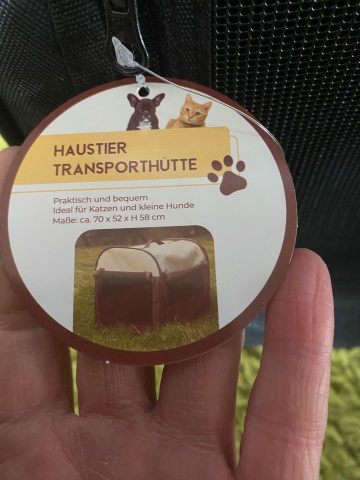 Transporttasche Hund Katze Haustierhütte neu in Wunstorf