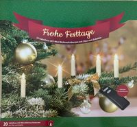 Kabellose LED Mini Weihnachtskerzen mit Clips und Zubehör Bayern - Todtenweis Vorschau