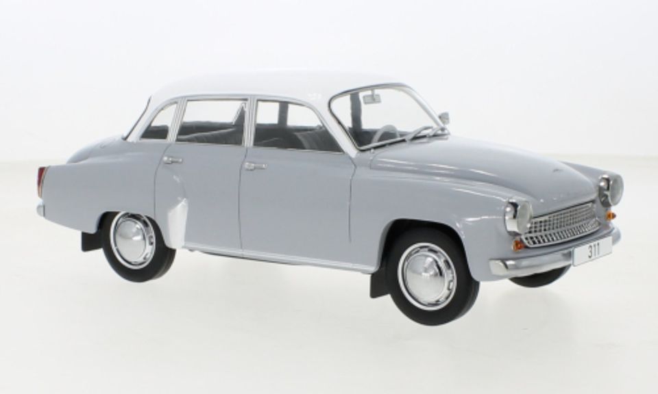 MCG Wartburg 311, grau/weiss 1959, 1:18 in Luckau