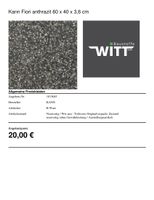 Terrassenplatte Fiori 60 x 40 x 3,6 cm anthrazit Baden-Württemberg - Rheinhausen Vorschau