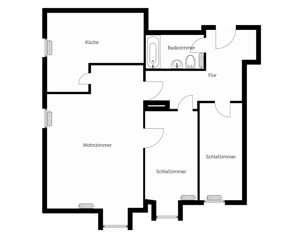 Große 3-Raum Wohnung über Hohenstein-Ernstthal in Hohenstein-Ernstthal