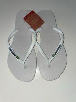 Havaianas Unisex Brasil Zehentrenner, weiß Gr. 39/40 Nordrhein-Westfalen - Mönchengladbach Vorschau