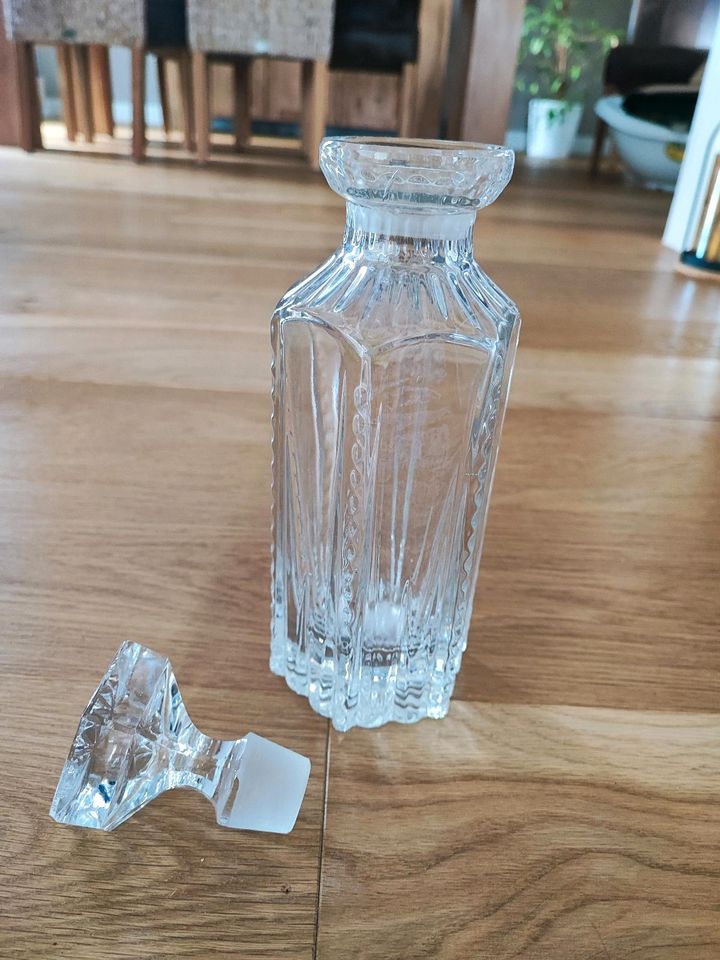 Karaffe klein Kristall Likör Rum retro Vintage DDR Lausitzer Glas in Rostock