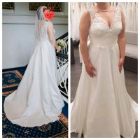 Hochzeitskleid, Brautkleid, ivory, mit Schleier und Unterrock Baden-Württemberg - Ehningen Vorschau